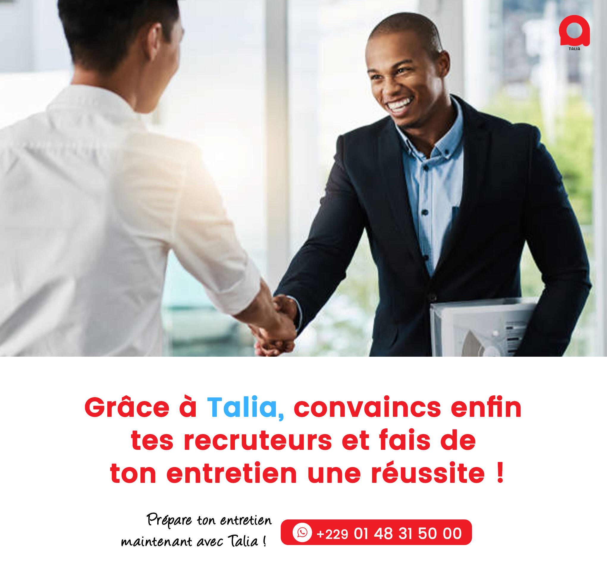 Talia, la solution chatbot pour t'insérer et entreprendre. Talia, la solution chatbot pour trouver un job et entreprendre.